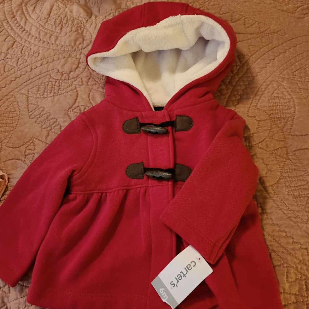 Carters hooded coat - 6mo